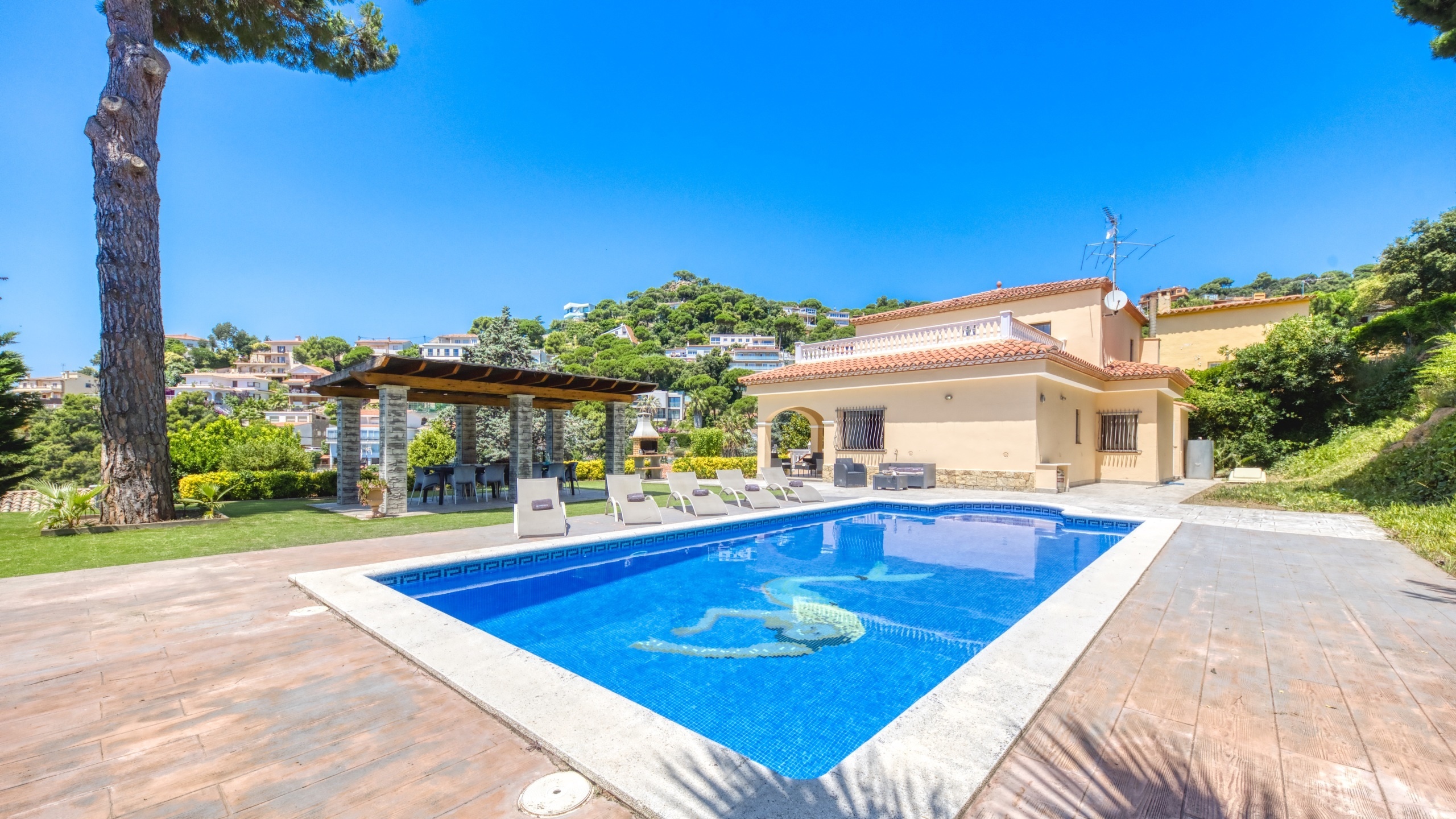Ferienhäuser - Costa Brava - Spanien - Villa Paris - Schwimmbad