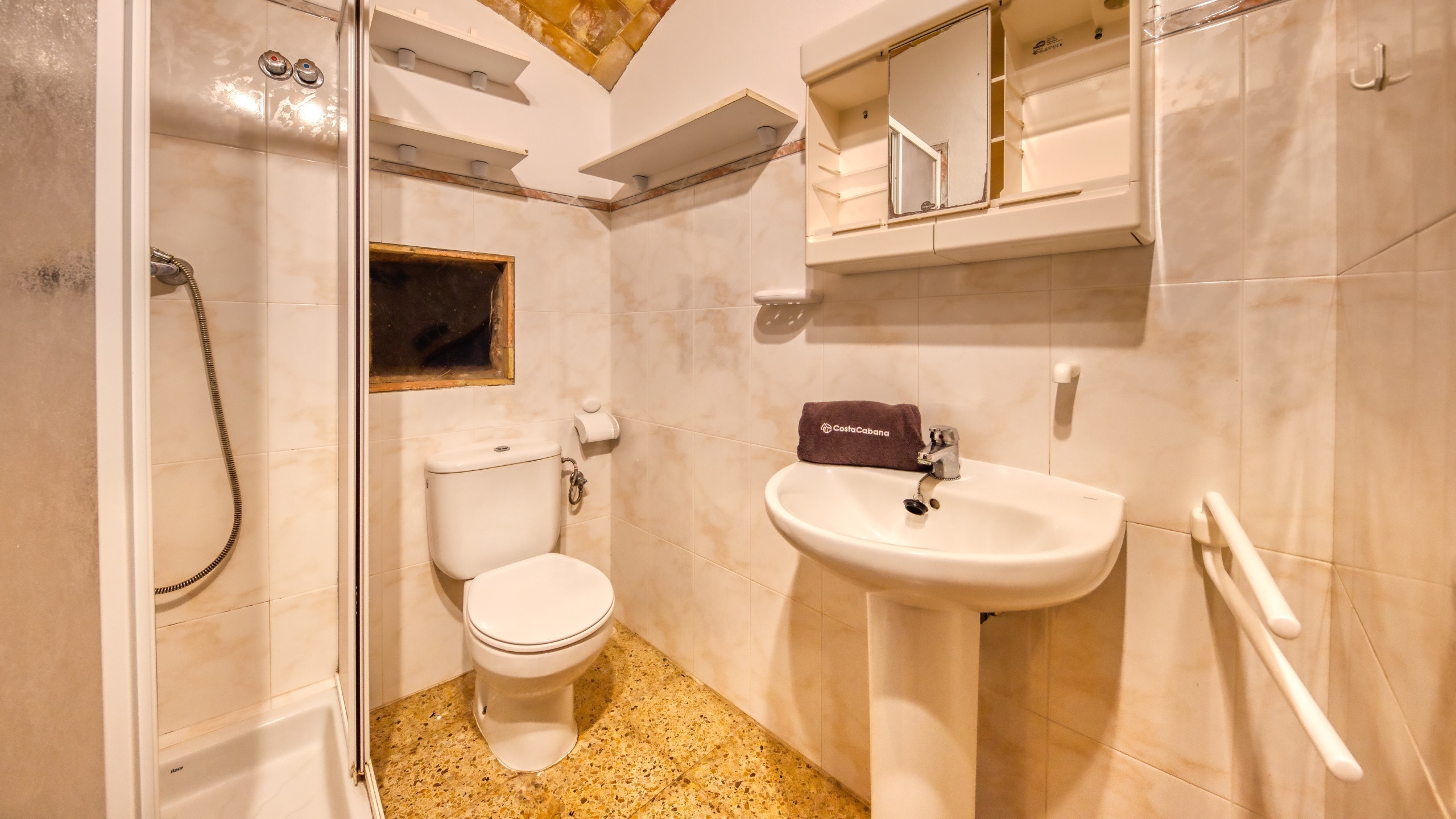 Ferienhäuser Costa Brava Countryside Spanien - Villa Can Bernardi - Badezimmer