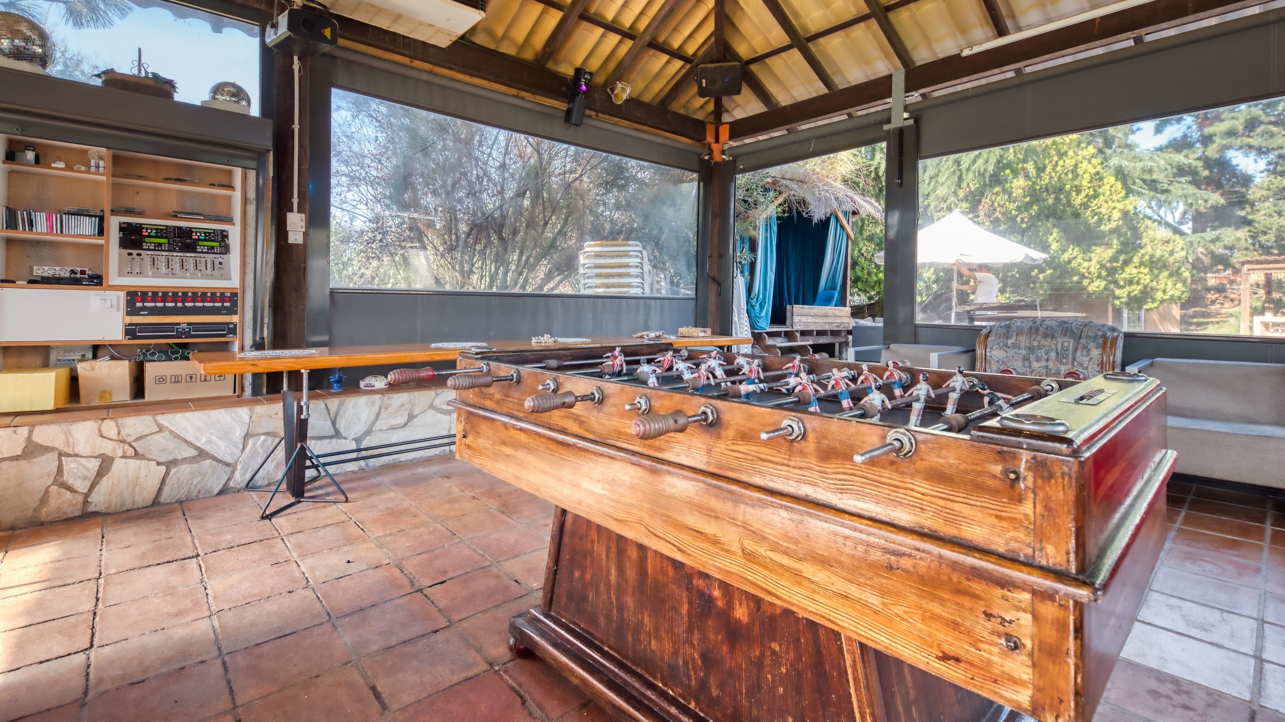 Ferienhäuser Costa Brava Countryside Spanien - Villa Can Bernardi - Spielplatz