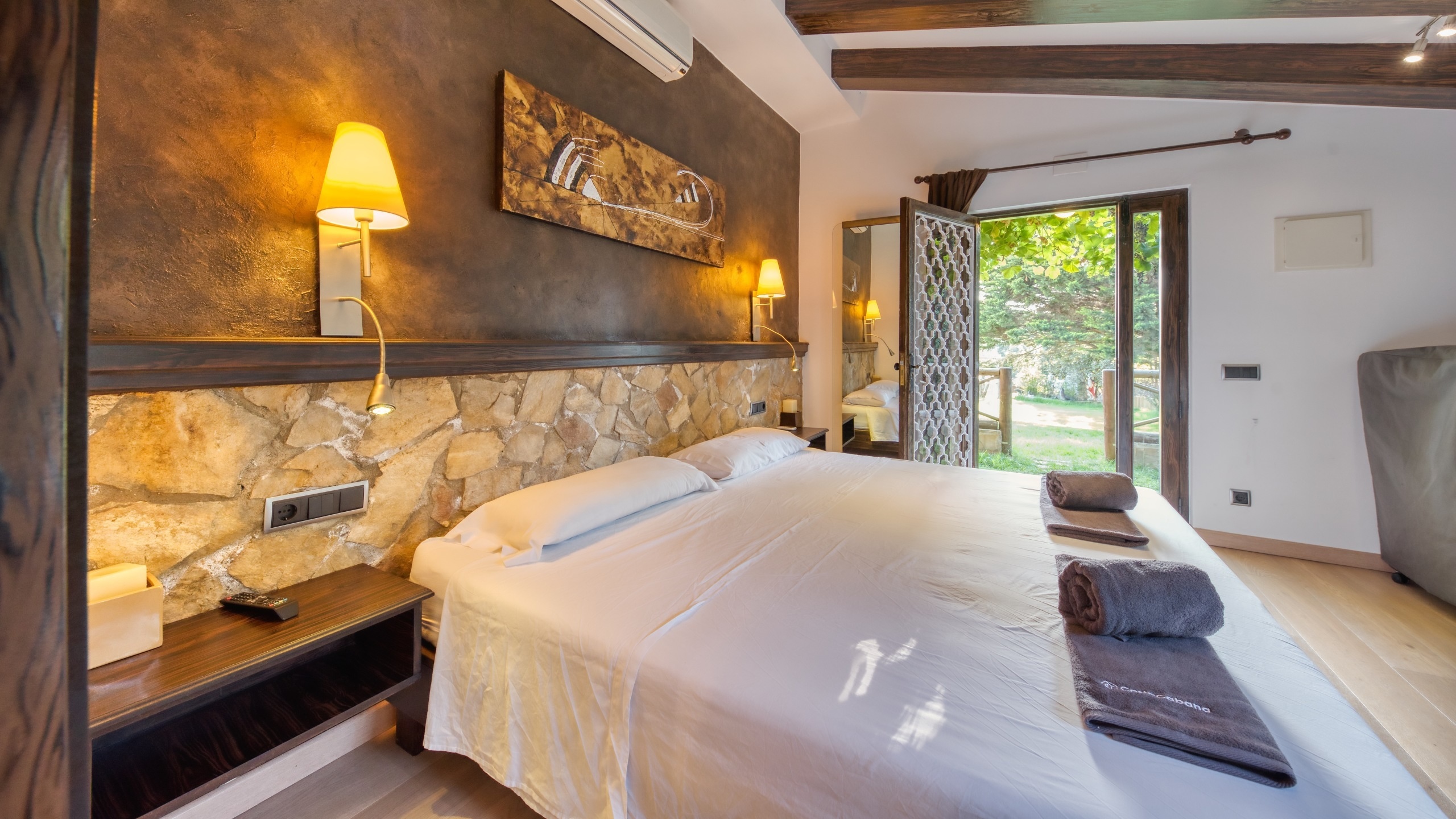 Ferienhäuser Costa Brava Countryside Spanien - Villa Can Bernardi - Hauptschlafzimmer