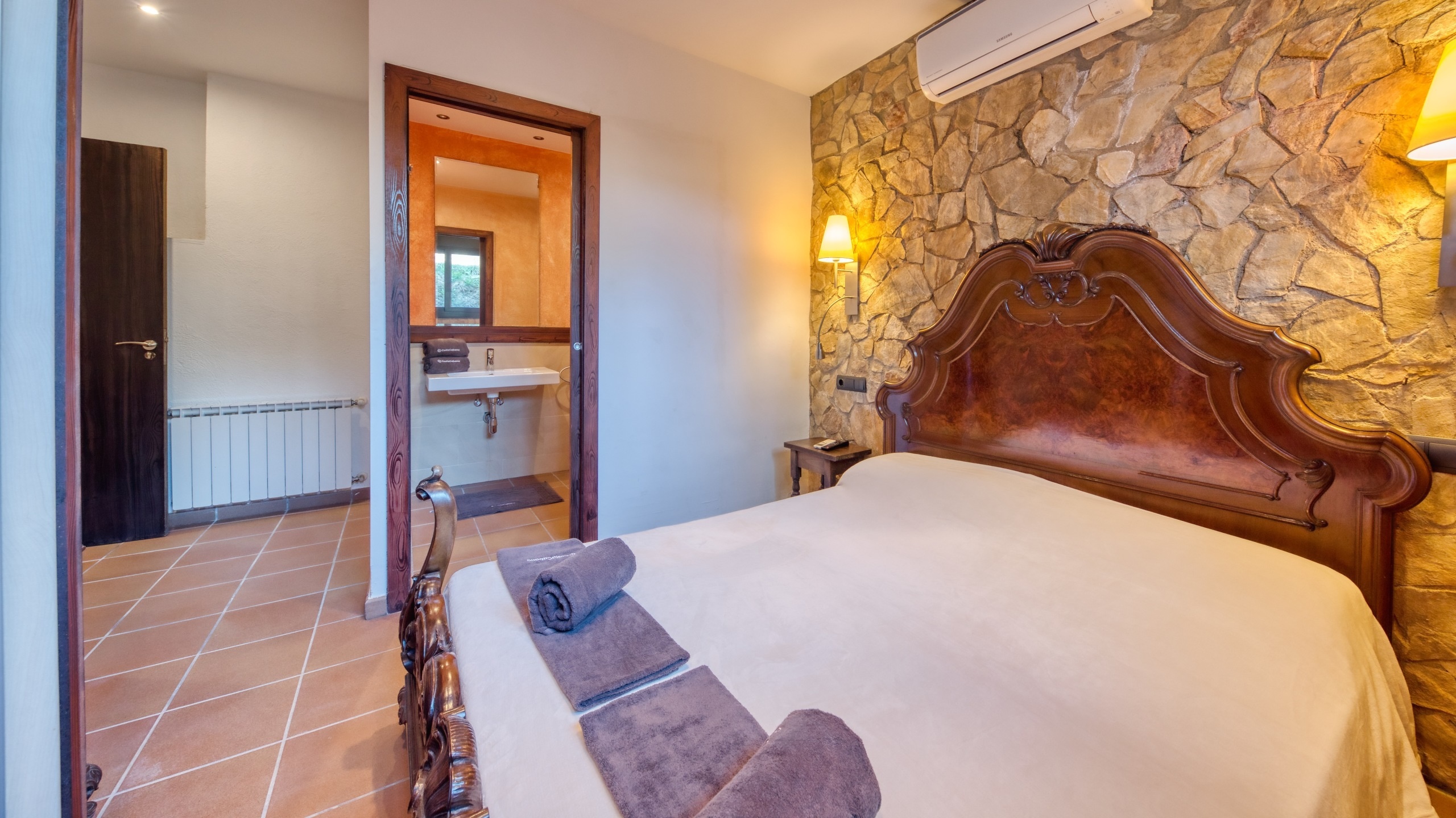 Ferienhäuser Costa Brava Countryside Spanien - Villa Can Bernardi - Schlafzimmer