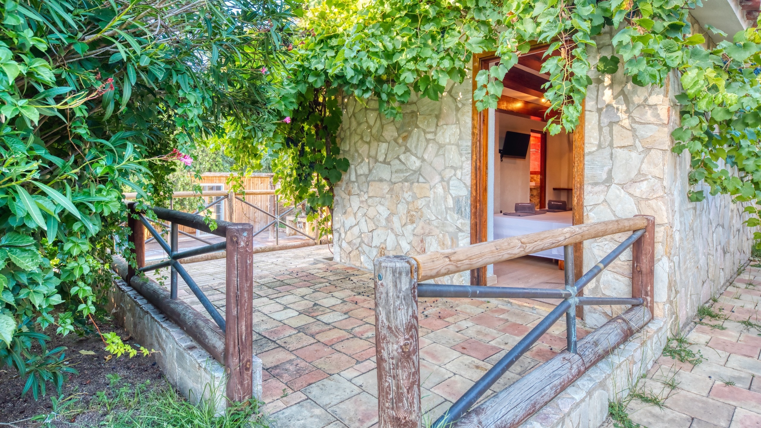 Ferienhäuser Costa Brava Countryside Spanien - Villa Can Bernardi - Hauptschlafzimmer