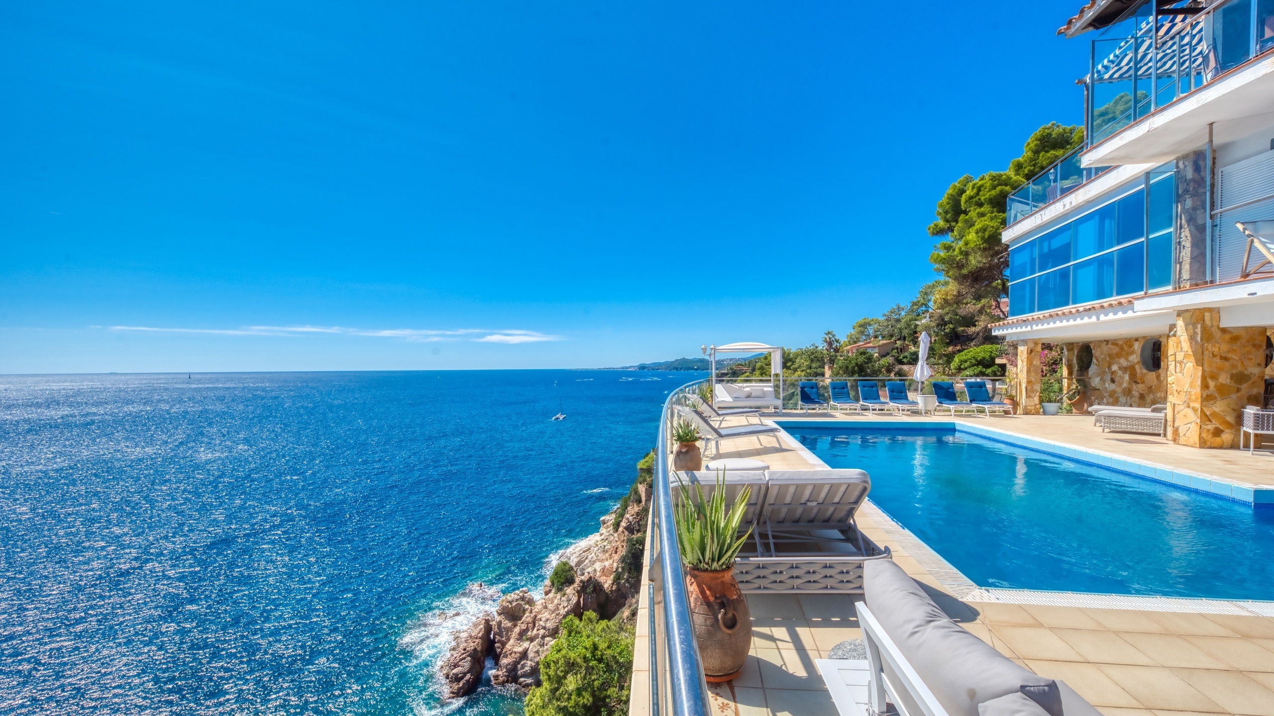Ferienhäuser - Costa Brava - Spanien - Villa Infinity - Schwimmbad