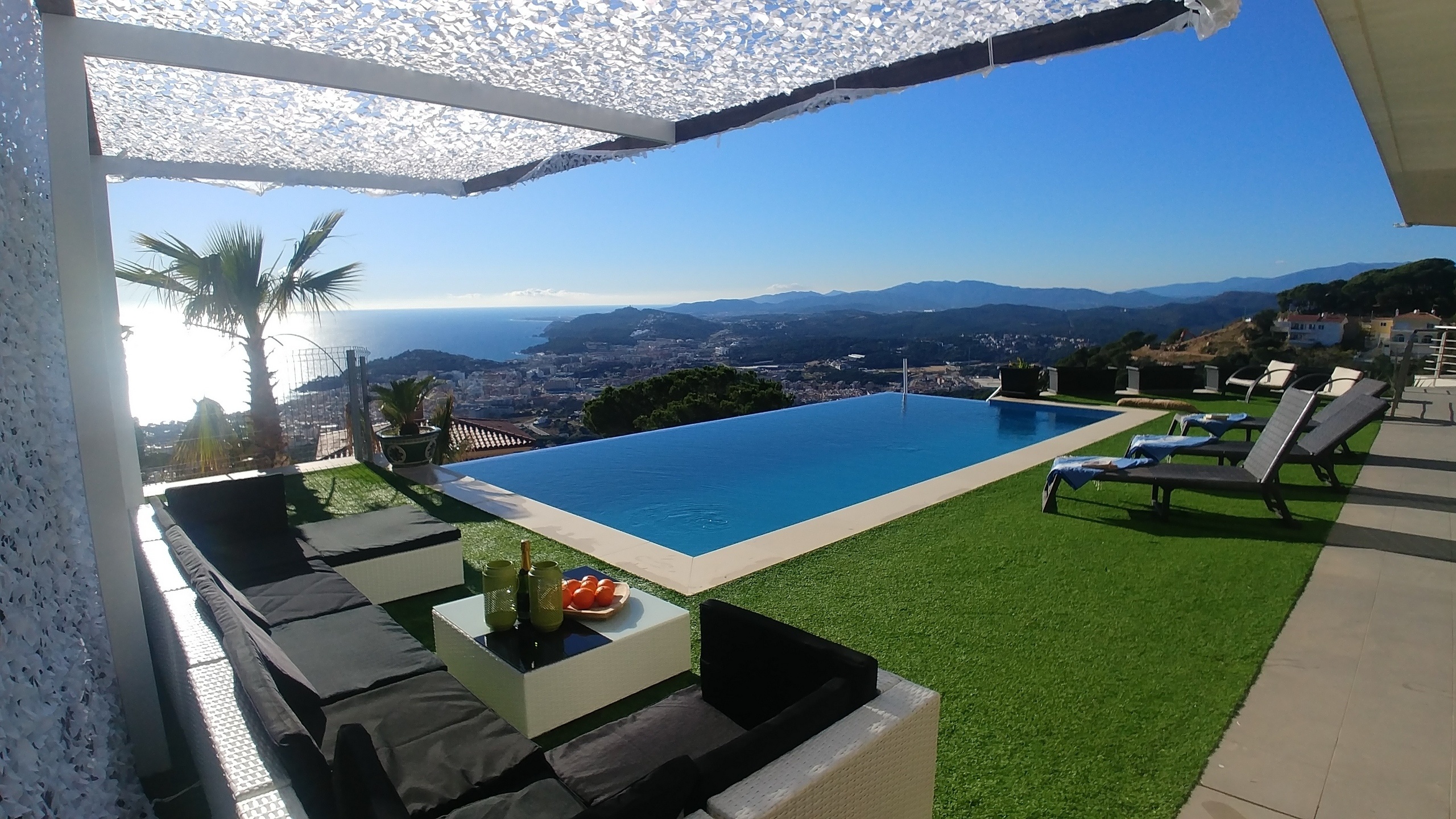 Ferienhäuser Costa Brava Spanien - Villa Jewel - Lounge-Bereich