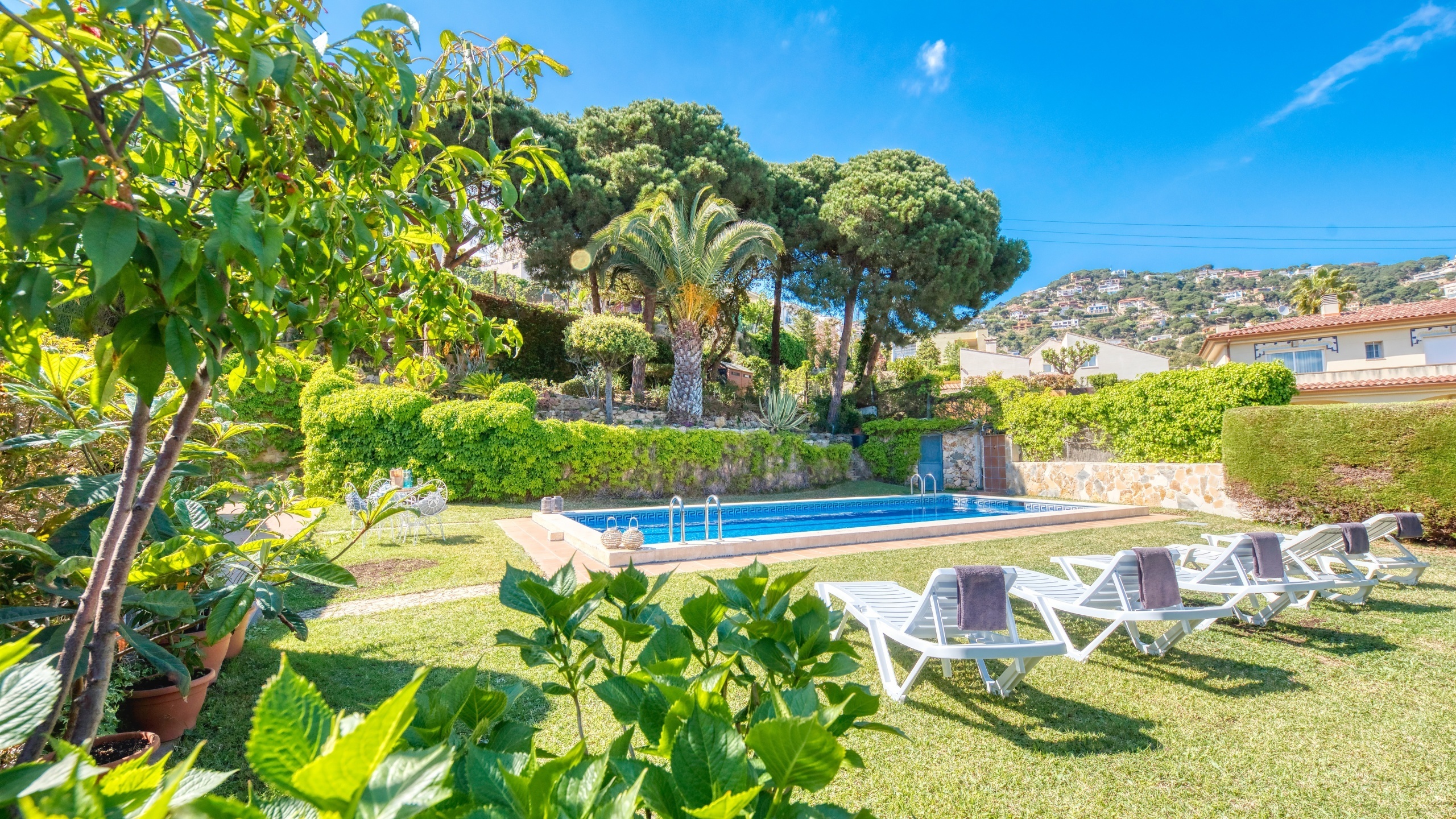 Ferienhäuser Costa Brava Spanien - Villa Mestral - Schwimmbad