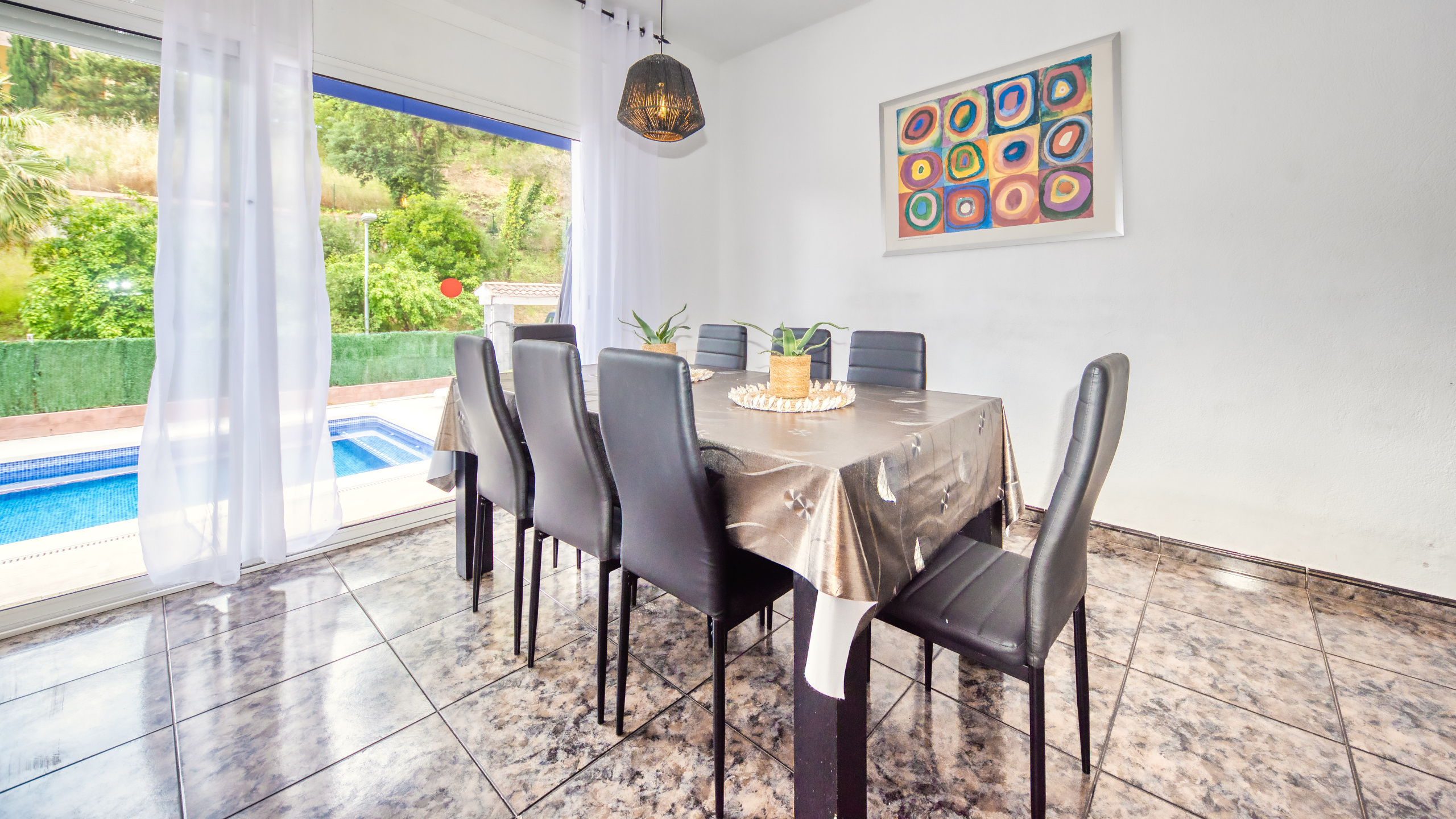 Ferienhäuser Costa Brava Spanien - Villa Zarita - Essecke