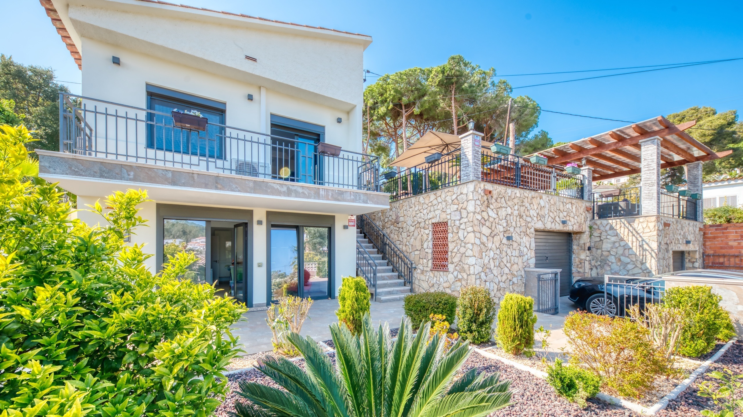 Ferienhäuser - Costa Brava - Spanien - Villa Palmera - Villa außen