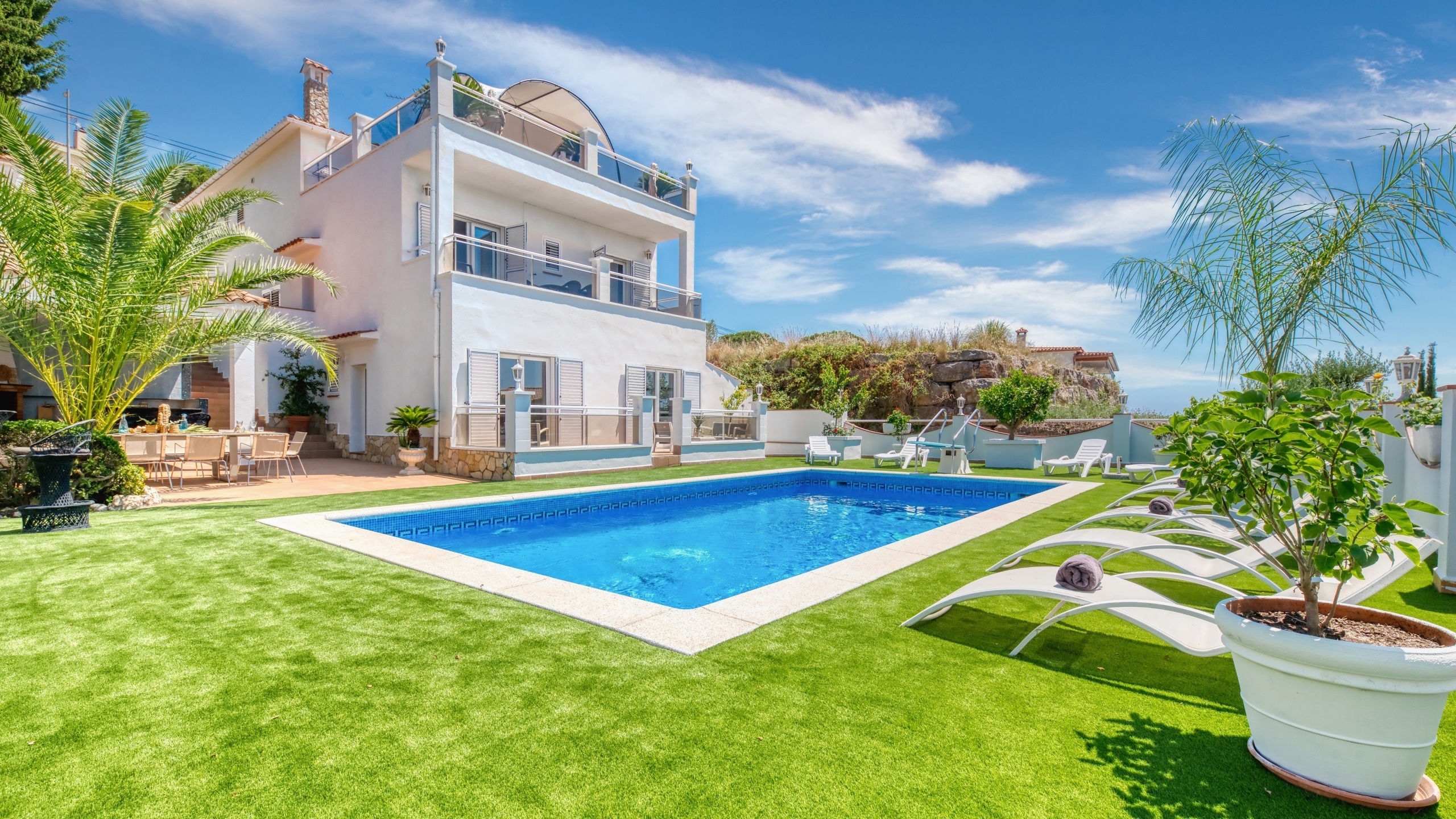 Ferienhäuser - Costa Brava - Spanien - Villa Maribel - Schwimmbad