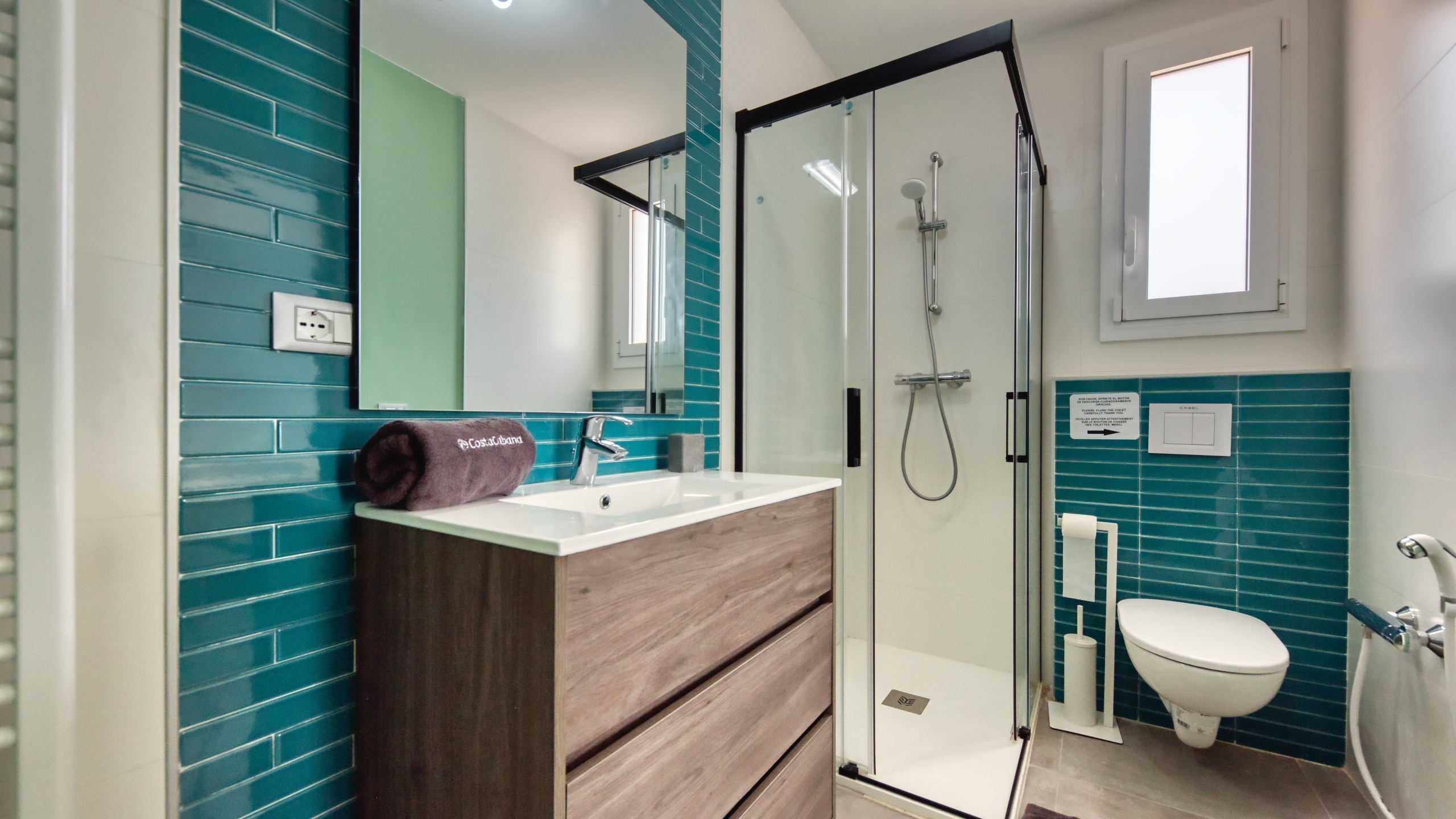 Ferienhäuser Costa Brava Spanien - Villa BellaVista - En-suite Badezimmer