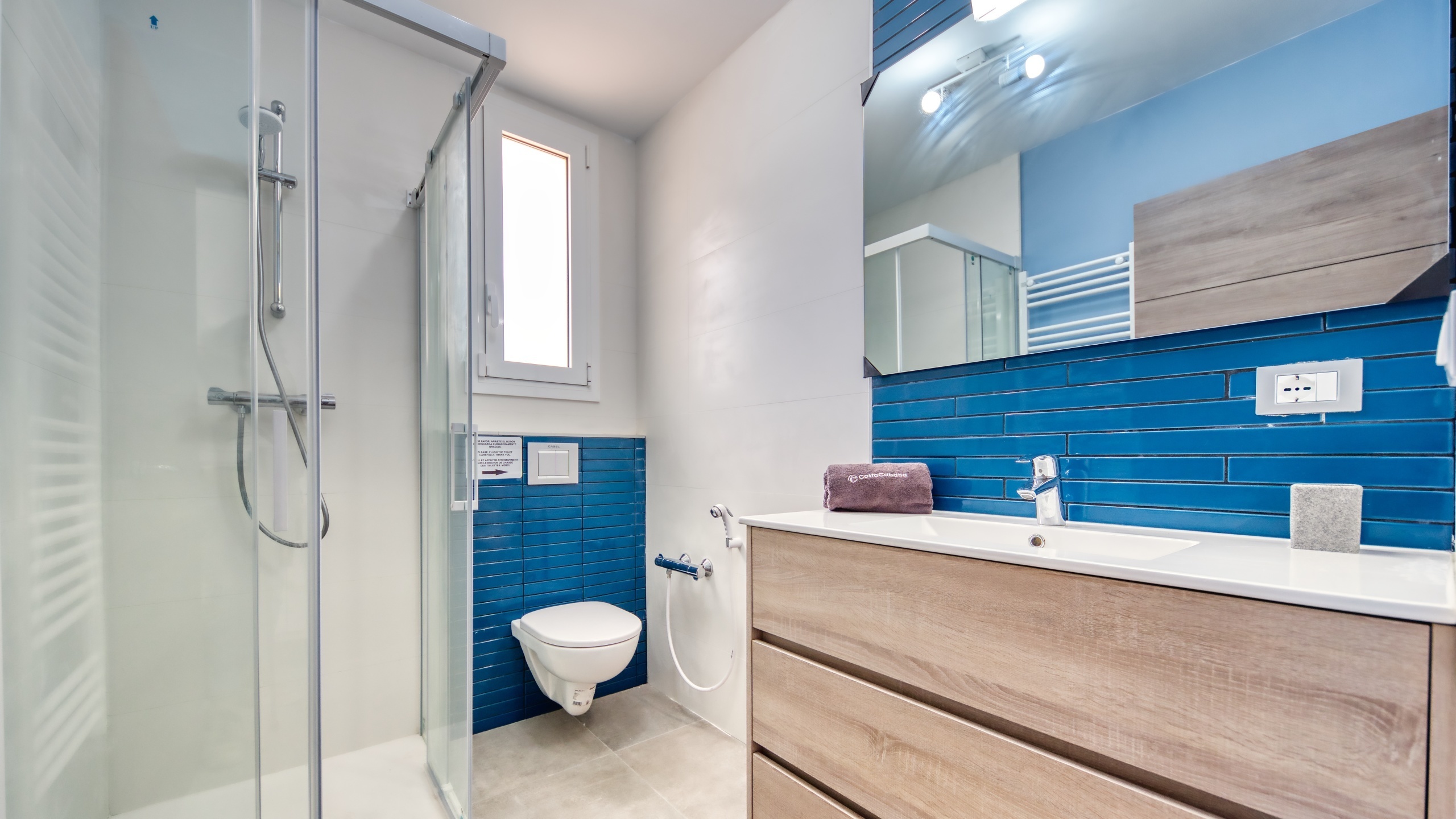 Ferienhäuser Costa Brava Spanien - Villa BellaVista - En-suite Badezimmer