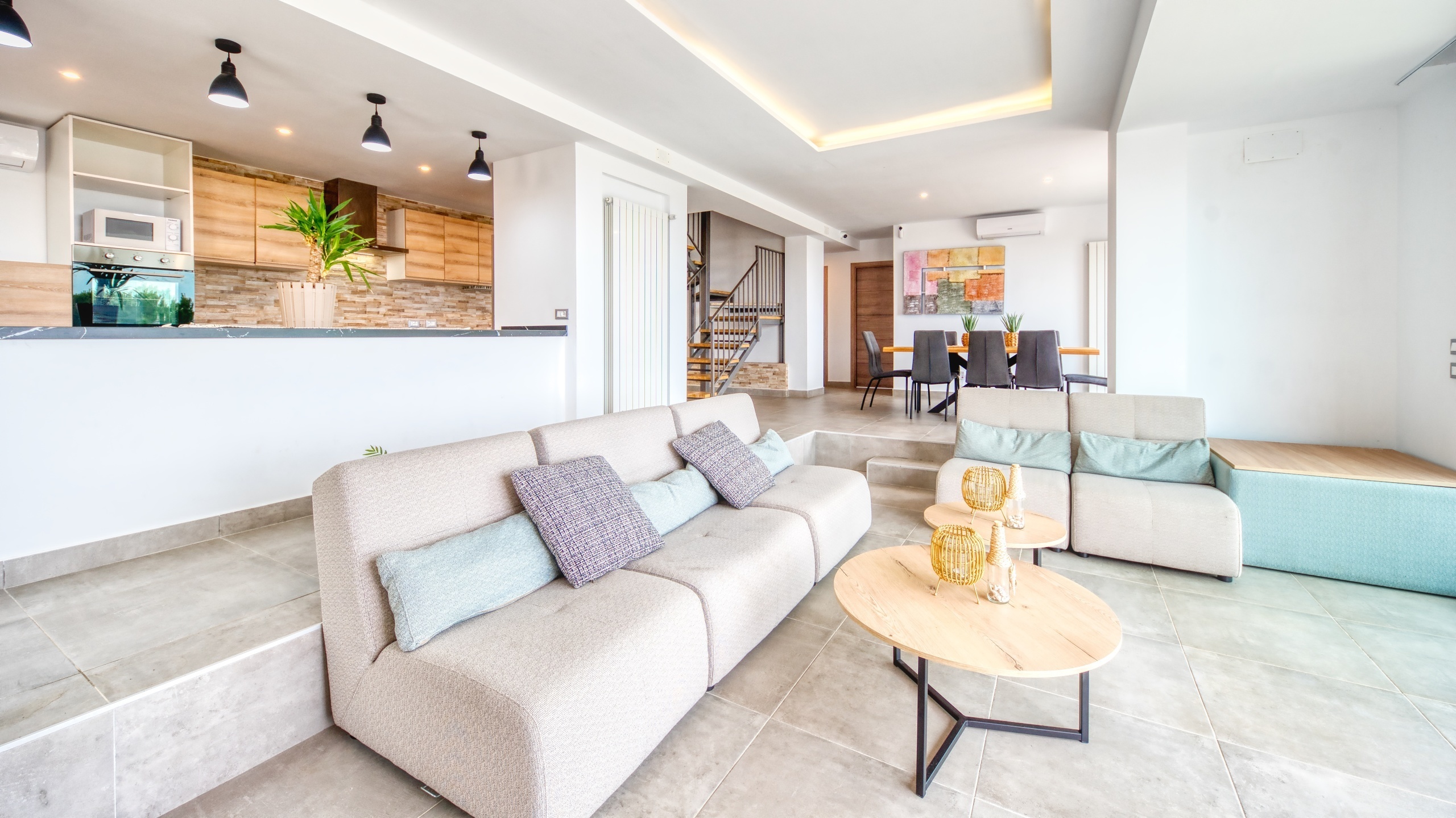 Ferienhäuser Costa Brava Spanien - Villa BellaVista - Wohnzimmer