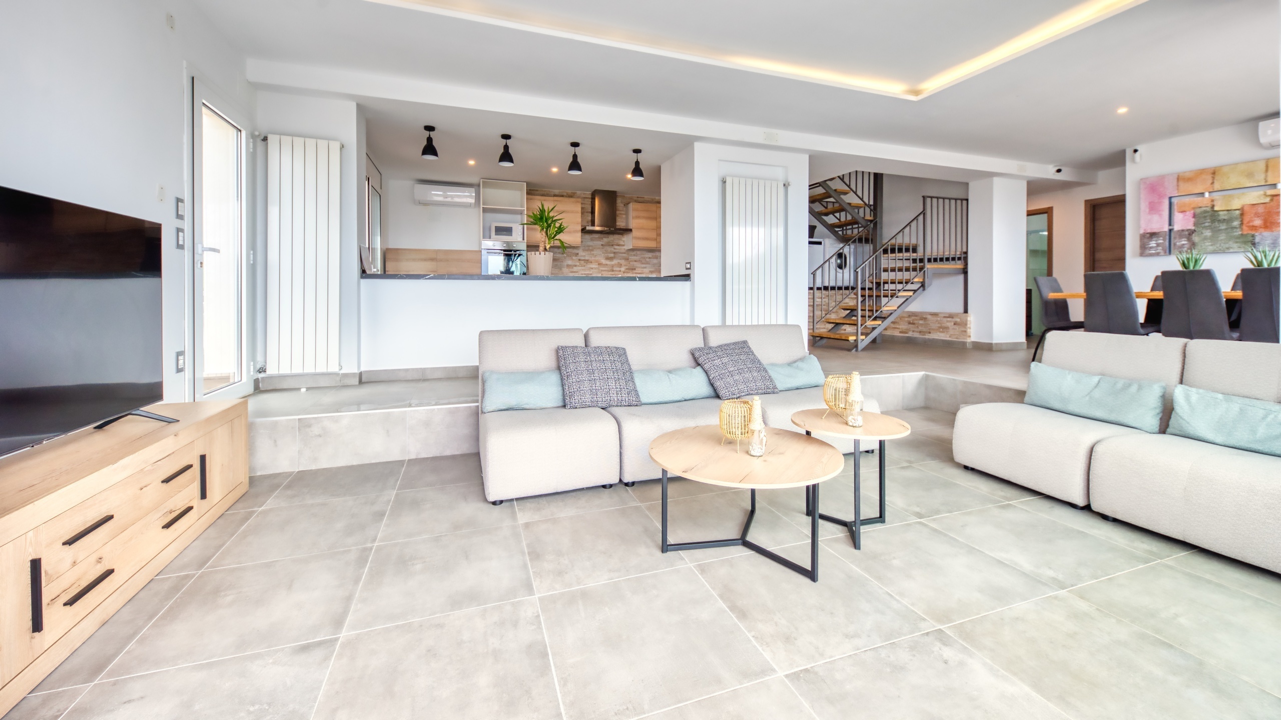 Ferienhäuser Costa Brava Spanien - Villa BellaVista - Wohnzimmer