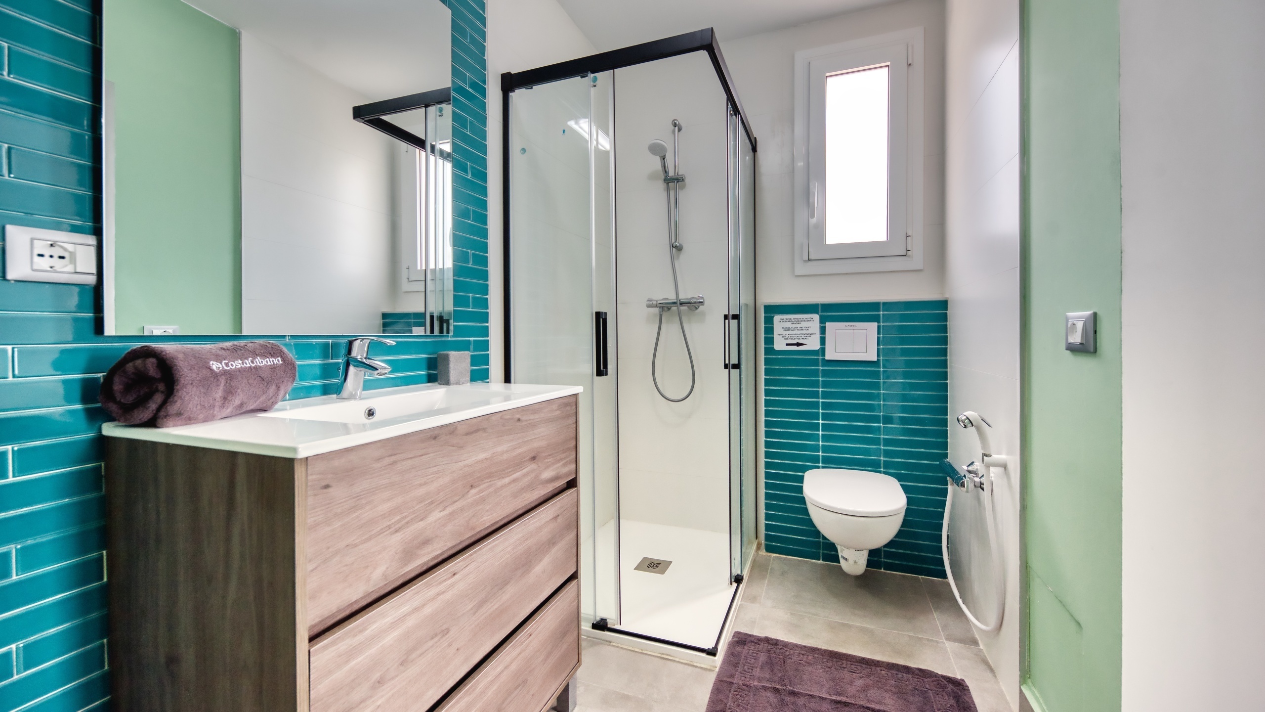 Ferienhäuser Costa Brava Spanien - Villa BellaVista - Badezimmer