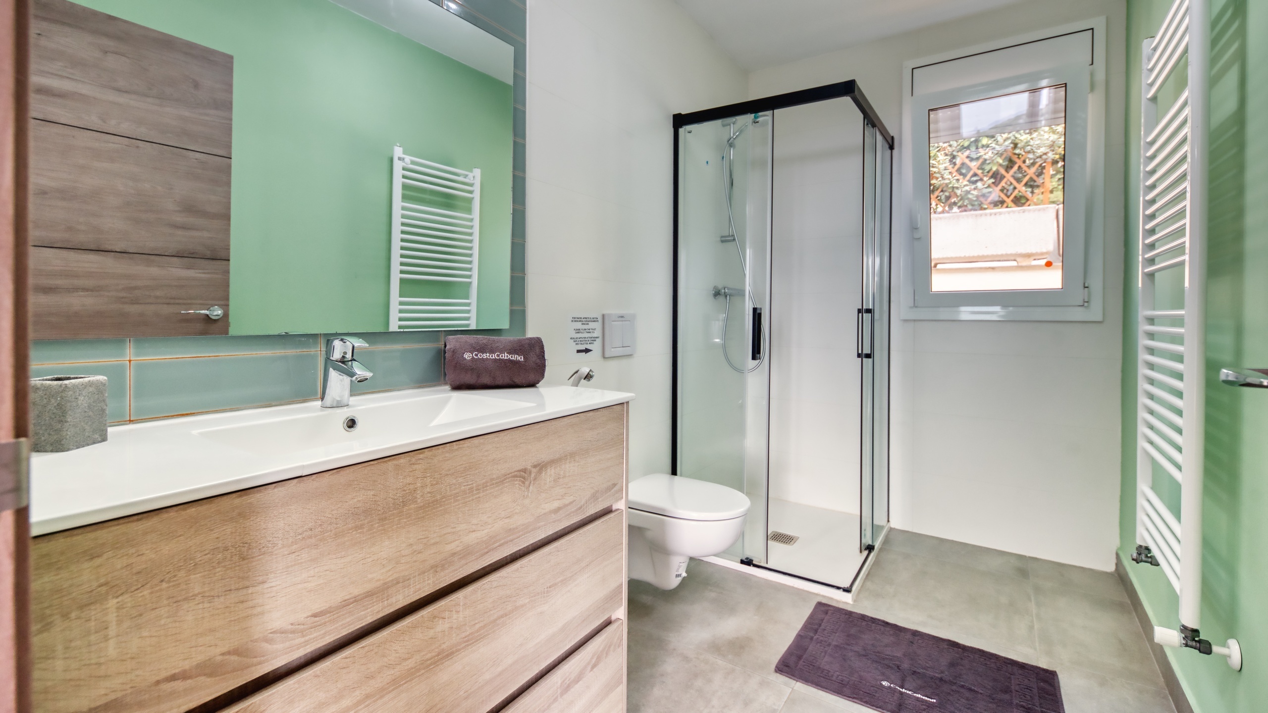 Ferienhäuser Costa Brava Spanien - Villa BellaVista - En-suite Badezimmer