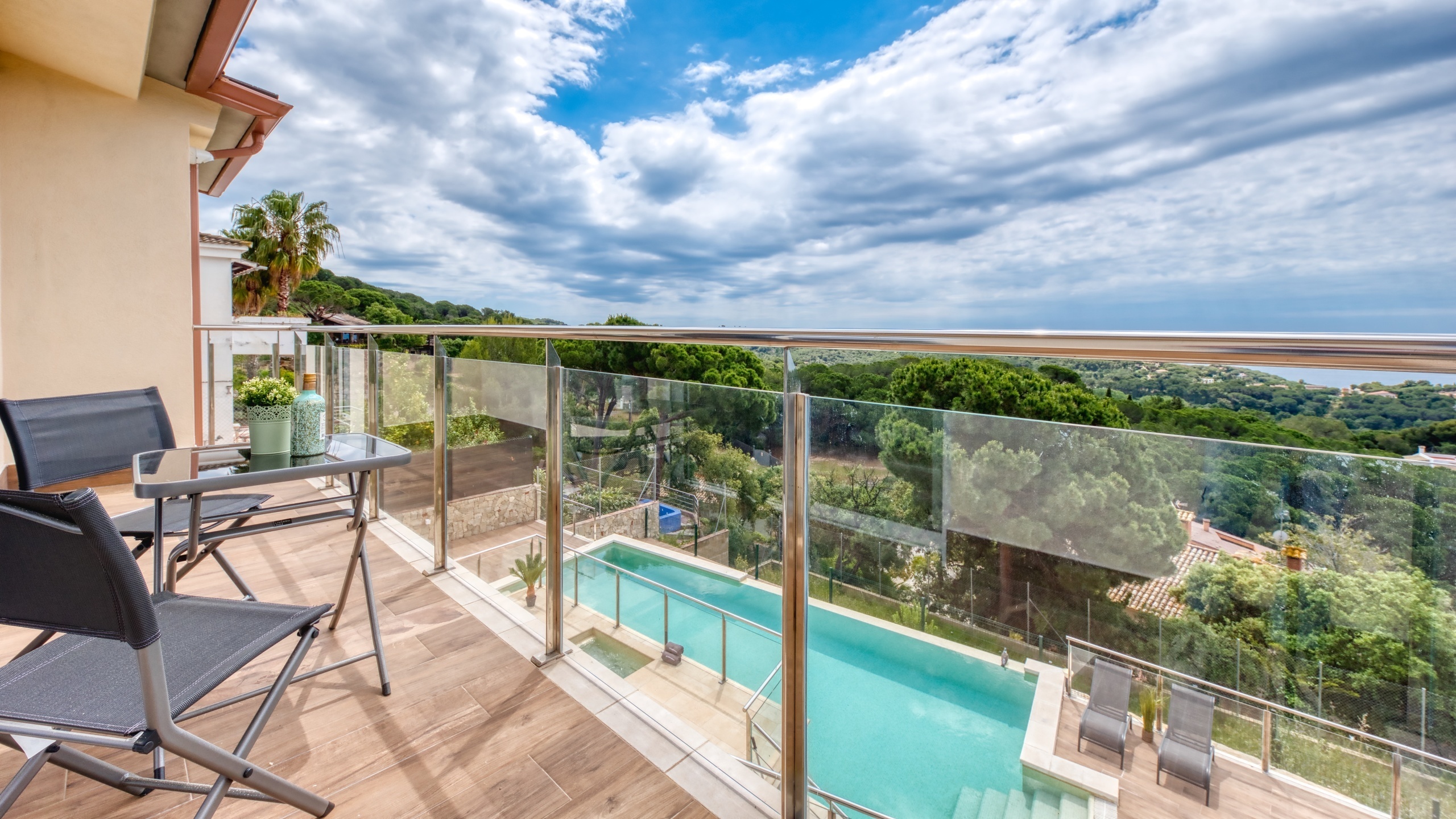 Ferienhäuser Costa Brava Spanien - Villa BellaVista - Terrasse