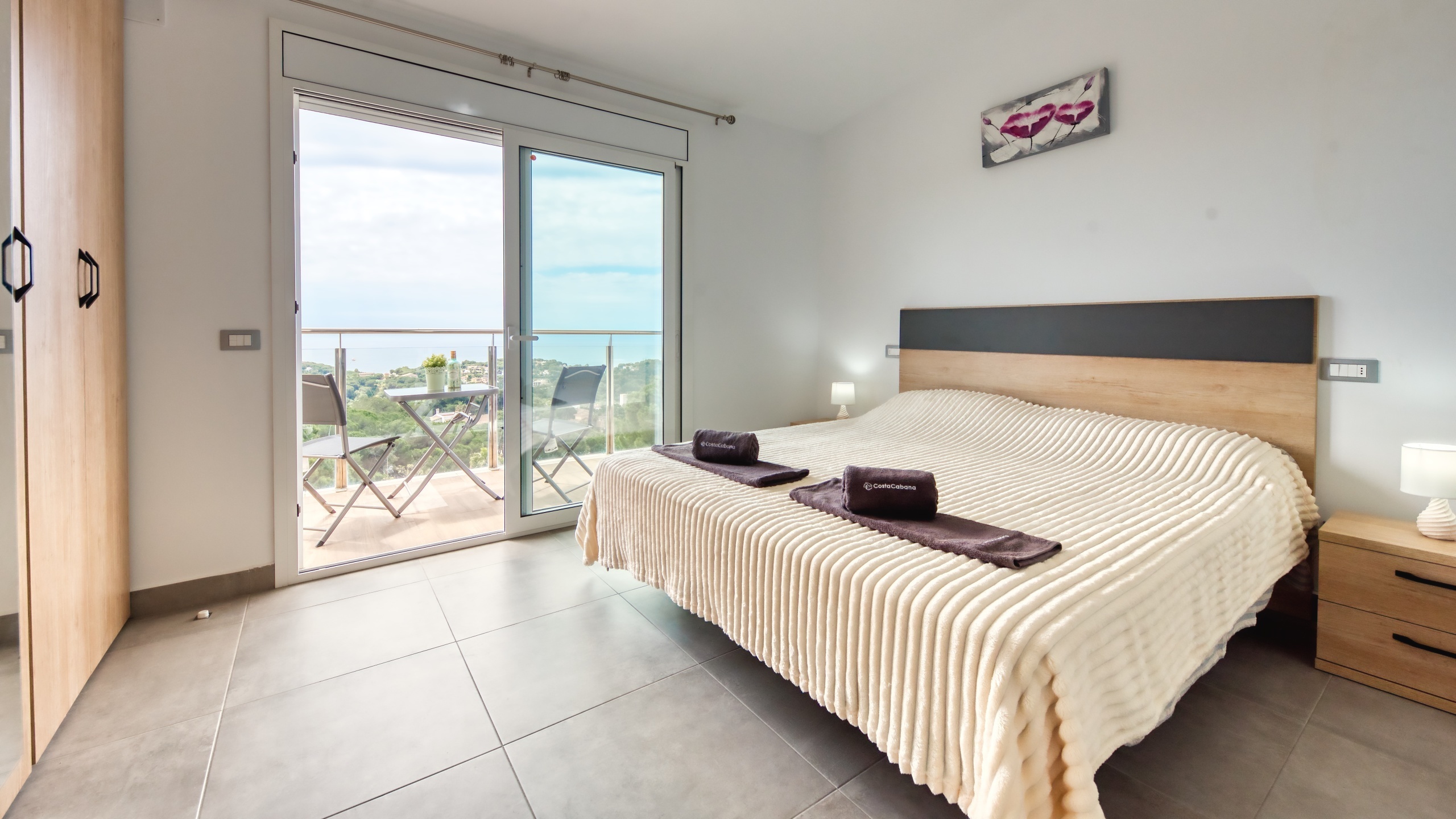 Ferienhäuser Costa Brava Spanien - Villa BellaVista - Hauptschlafzimmer