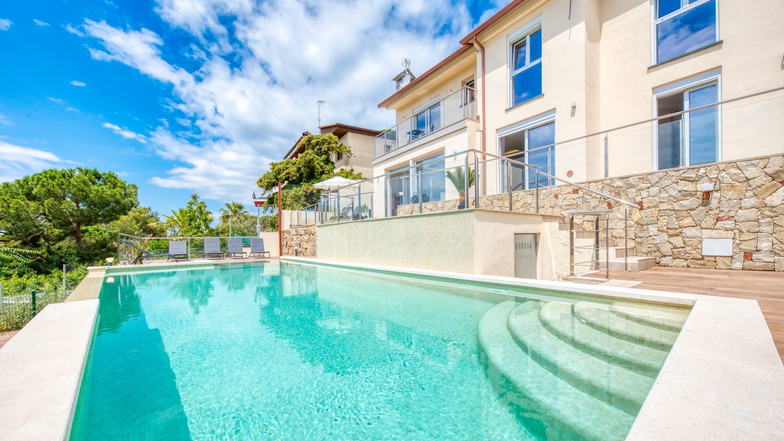 Ferienhäuser - Costa Brava - Spanien - Villa BellaVista - Villa außen