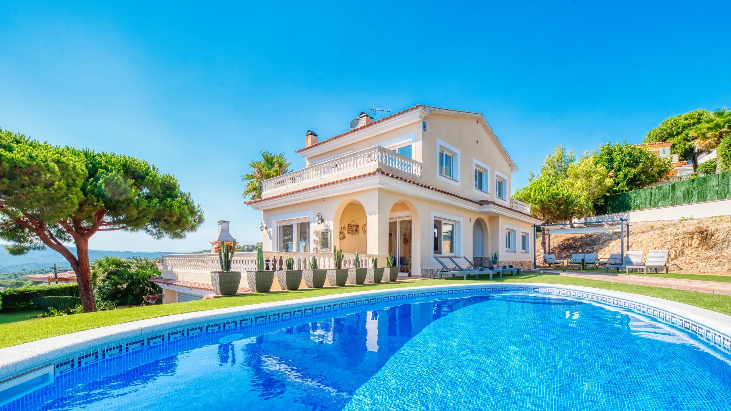 Ferienhäuser - Costa Brava - Spanien - Villa Ibiza - Villa außen
